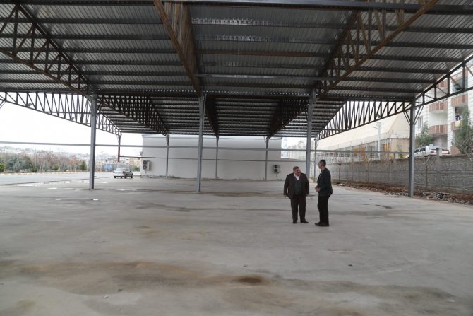 Eyyübiye’de Semt Pazarı Yapımı İnceledi