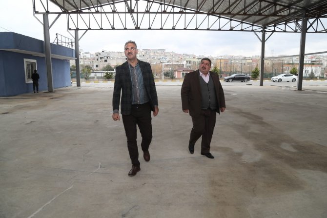 Eyyübiye’de Semt Pazarı Yapımı İnceledi