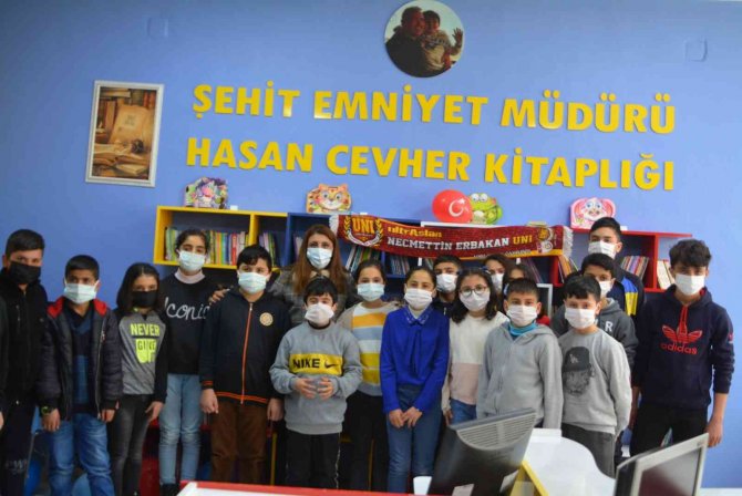 Şehit Emniyet Müdür Yardımcısı Cevher’in İsmi Kütüphaneye Verildi