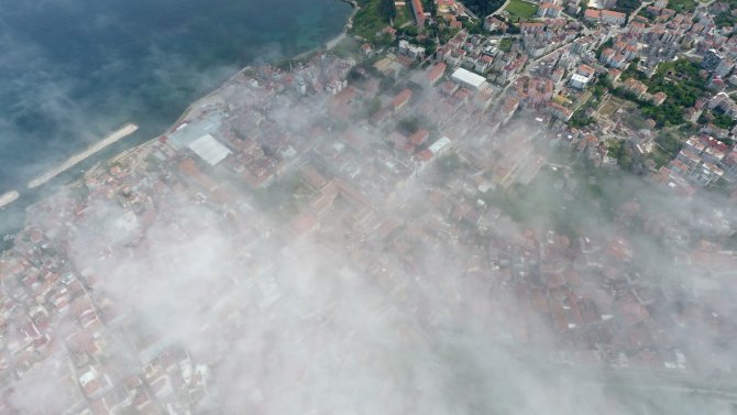 Sinop’ta Sis Bulutu Güzelliği