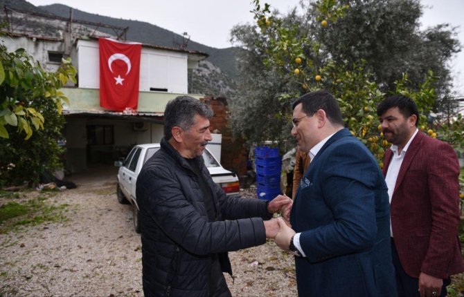 Başkan Tütüncü, İ̇dlib Şehidinin Baba Ocağında