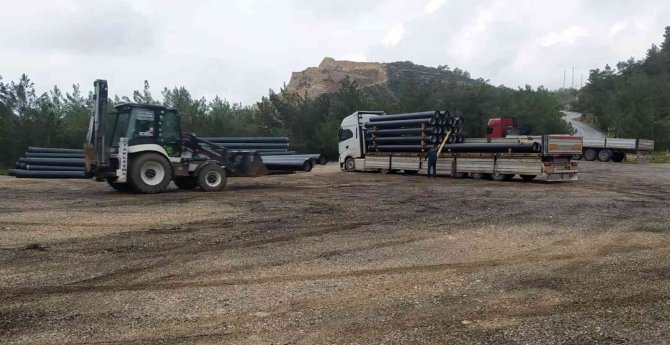 Datça’da İçme Suyu Döşenmeye Başladı