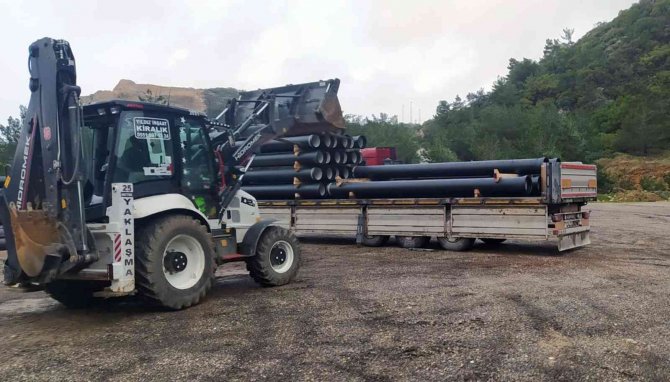 Datça’da İçme Suyu Döşenmeye Başladı