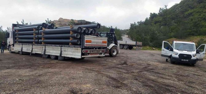 Datça’da İçme Suyu Döşenmeye Başladı