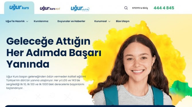 Uğur Kurs Web Sitesi Yeni Yüzü İle Yayında