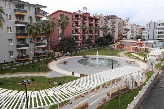 Alanya Belediyesi’nden Saray Mahallesi’ne Yeni Park