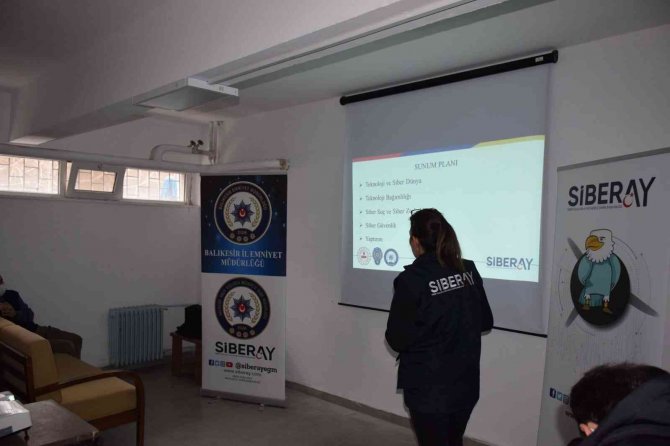 Balıkesir Emniyeti, Okullarda Si̇beray’ı Anlattı.