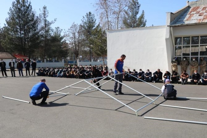 Batman’da Güvenlik Korucularına Afet Eğitimi Verildi