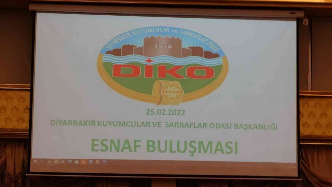 Di̇ko Başkanı Yüksel, Esnaflarla Değerlendirme Toplantısı İçin Bir Araya Geldi