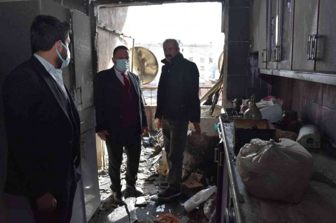 Başkan Beyoğlu’ndan Evi Yanan Aileye Destek Ziyareti