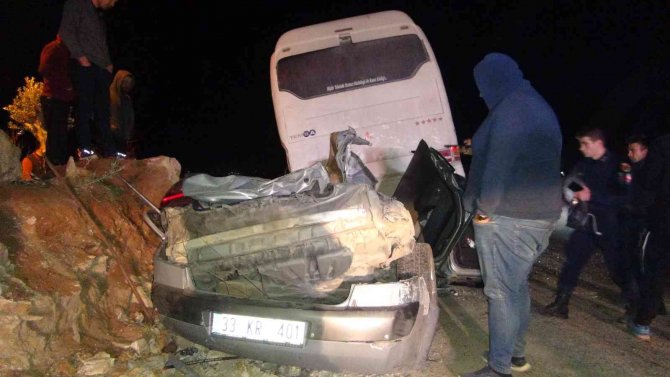 Akkuyu Ngs İşçilerini Taşıyan Otobüs Kaza Yaptı: 1 Ölü, 21 Yaralı