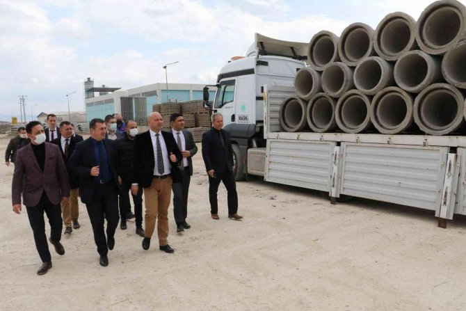 Salihli Beton Fabrikasına Yerinde İnceleme