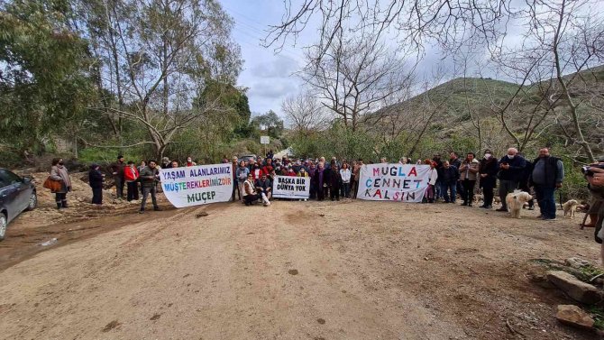 Bodrum’da Yanan Alanlara Hafriyat Dökülmesine Ses Yükselttiler