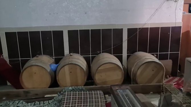 Siirt’te 4 Bin Litre Kaçak Şarap Ele Geçirildi