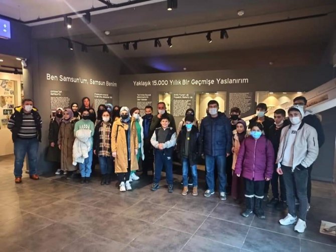 Derece Alan Öğrencilere Samsun Gezisi