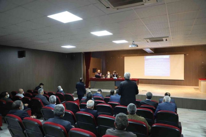 Di̇ski̇, Kocaköy’de Muhtarları Dinledi
