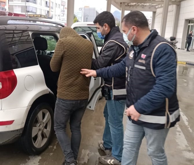 Doğalgaz Borularındaki Bakırları Çalan Şüpheli Yakalandı