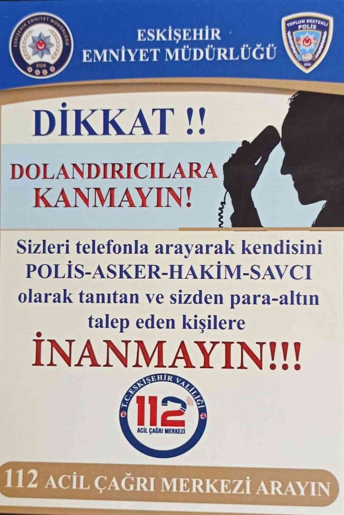 Polis Ekipleri “İ̇letişim Yoluyla Dolandırıcılık” Konusunda Bilgilendirdi