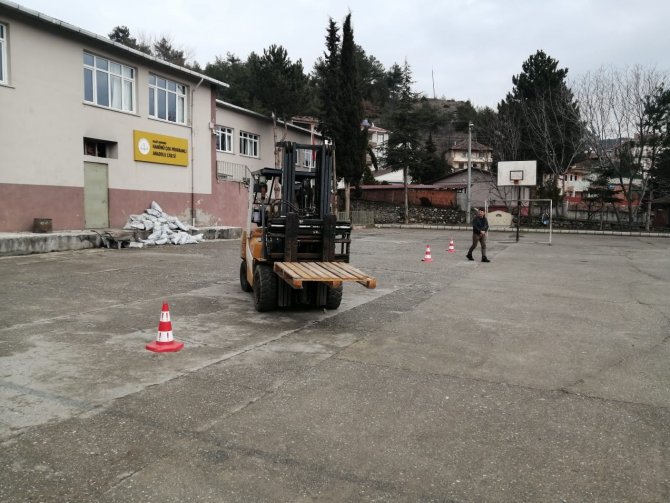Hanönü’de ’Forklift Operatörlüğü’ Kursu Açıldı