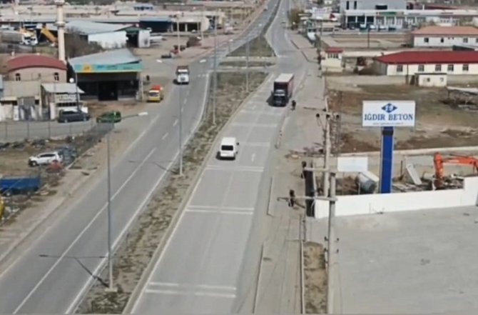 Iğdır Polisinden Dron Destekli Denetim