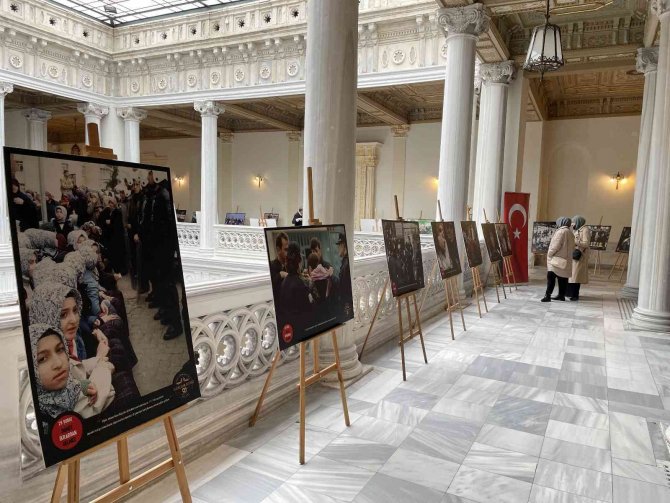 İ̇stanbul Üniversitesi’nde ‘Sükut İ̇krardan Gelmez’ Fotoğraf Sergisi Açıldı