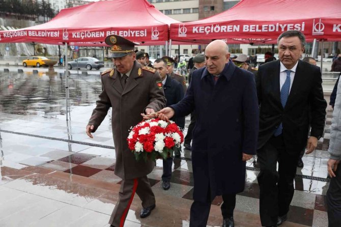Kırgızistan Savunma Bakanı Bekbolotov’dan Keçiören’e Ziyaret