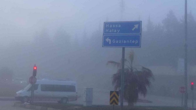 Kilis’te Yoğun Sis Etkili Oldu