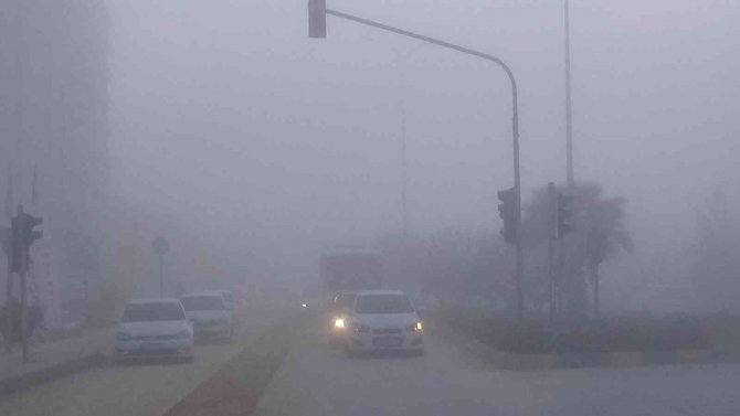 Kilis’te Yoğun Sis Etkili Oldu