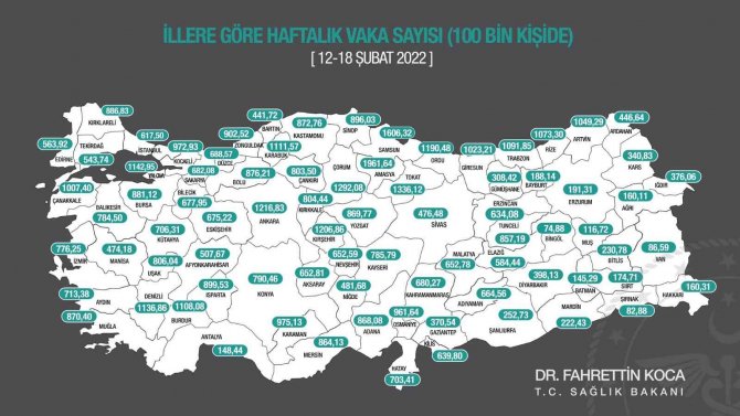 Vaka Haritası Açıklandı: Amasya Zirvede