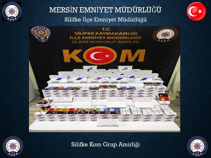 Mersin’de 30 Bin Adet Makaron Ele Geçirildi