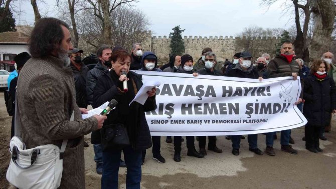 Sinop ‘Savaşa Hayır’ Dedi