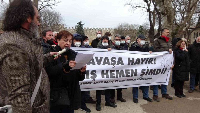 Sinop ‘Savaşa Hayır’ Dedi