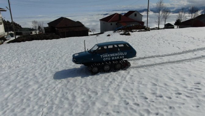 Yaylanın İlgi Odağı: Paletli Toros