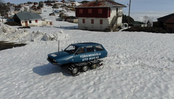 Yaylanın İlgi Odağı: Paletli Toros