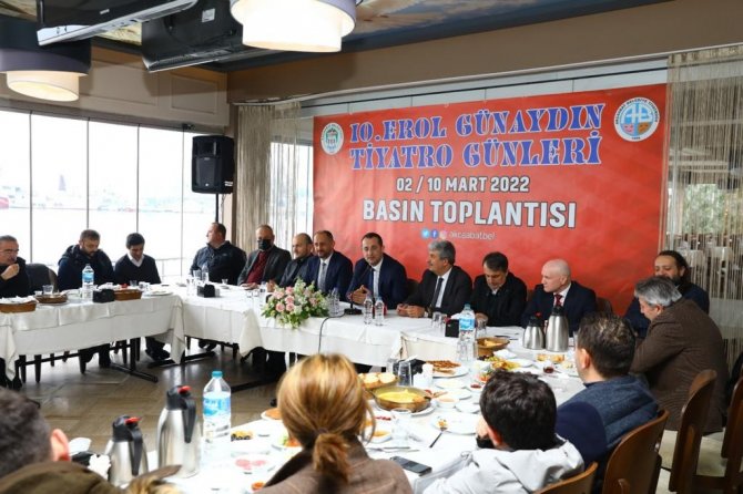 10. Erol Günaydın Tiyatro Günleri İçin Basın Toplantısı Yapıldı