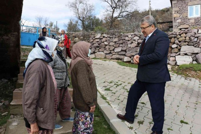 Başkan Çerçi Yuntdağı’ndaki Yatırımları İnceledi
