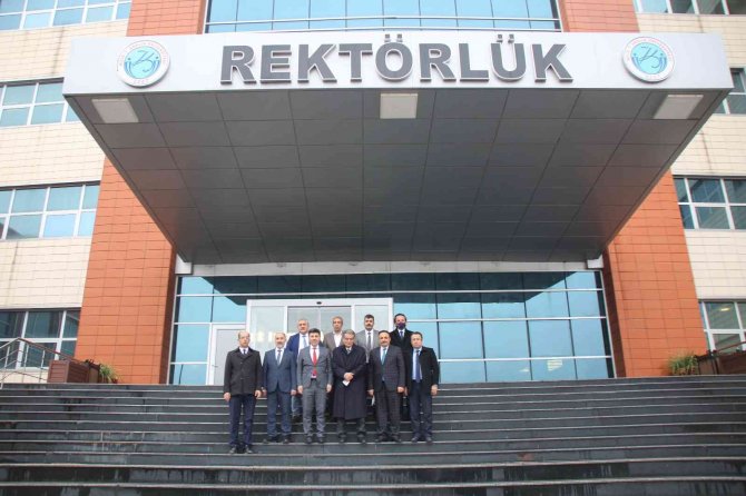 Prof. Dr. Sami Güçlü, Rektörümüz Karacoşkun’la Bir Araya Geldi