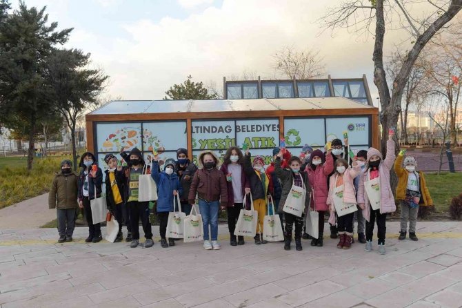 Altındağ’da Bin Çocuk “Sıfır Atık” Eğitimi Aldı