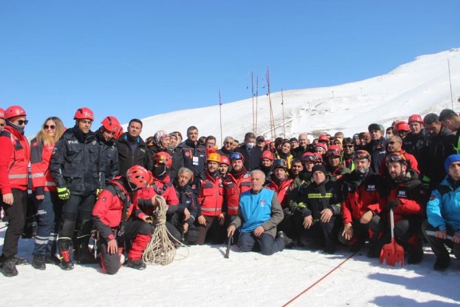 Erzincan Afad “2022 Kış Tatbikatına” Katılım Sağladı