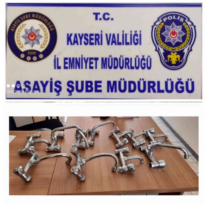 Kayseri’de 6 Günde 52 Faili Meçhul Hırsızlık Olayı Aydınlatıldı