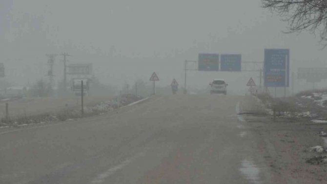 Aksaray’ın Yüksek Kesimlerinde Kar Yağışı