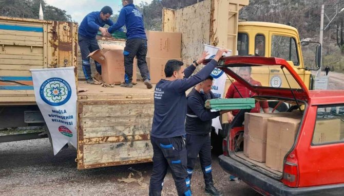 Yangın Mağduru Arıcılara Destek