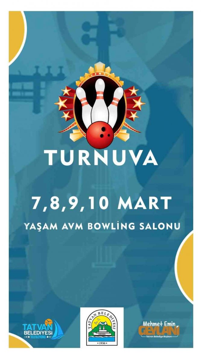 Tatvan Belediyesinden Bowling Turnuvası