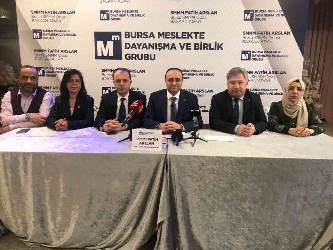 Bursa Smmmo Başkan Adayı Fatih Arslan: "Çözüm Üretecek Ve Kararlılıkla Hayata Geçirecek Bir Yönetimiz"