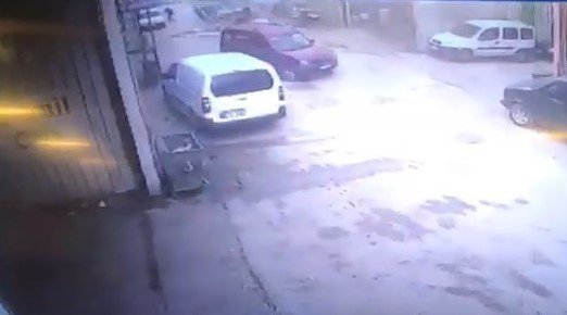 Hurda Deposunun Patlama Anı Kameralarda