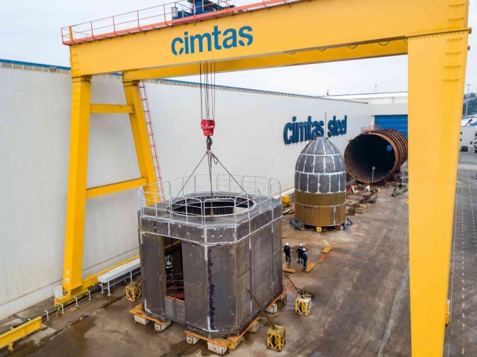 1915 Çanakkale Köprüsü’nün Kulelerinde Yer Alacak Top Mermisi Figürleri Yola Çıktı