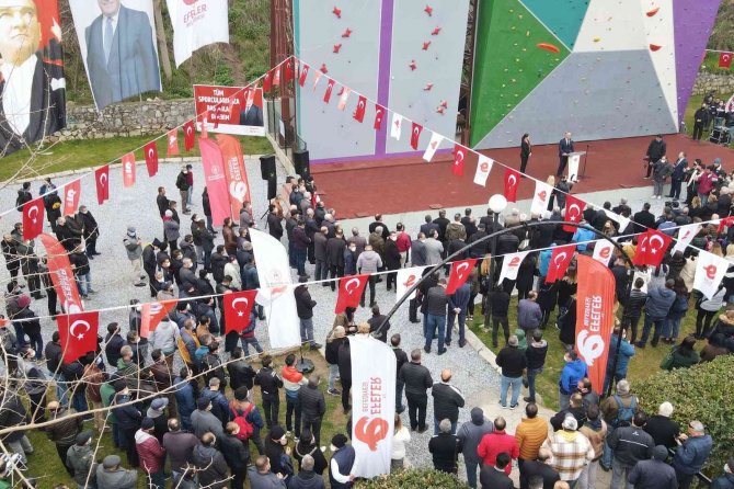 Efeler’de ’Olimpik Spor Tırmanış Tesisi’ Açıldı