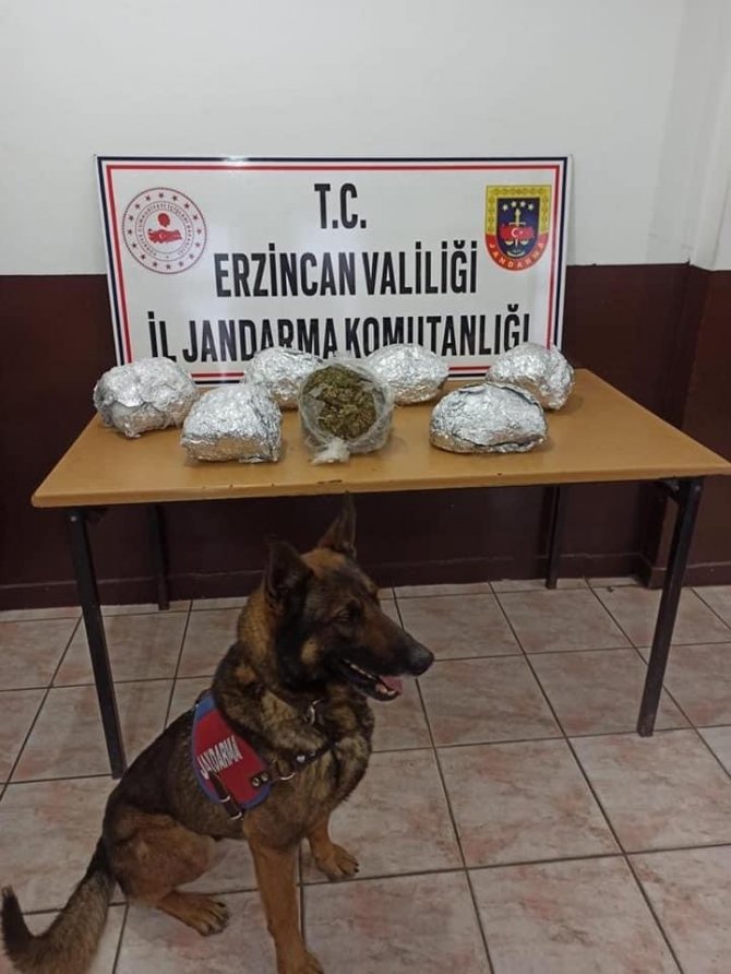 Erzincan’da 4 Kilo 34 Gram Esrar Ele Geçirildi