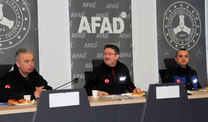 Giresun’un Afet Risk Haritası Sel, Heyelan Ve Deprem Olarak Belirlendi