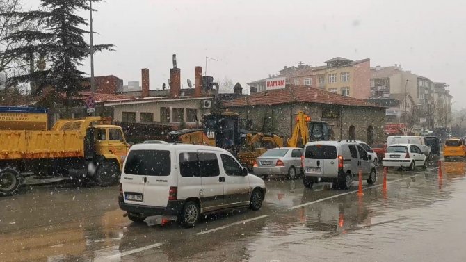 Isparta’ya Kar Yağışı Başladı